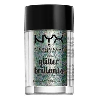 Glitter Brilliants Face & Body Glitters de NYX Professional Makeup en Nude, 2.5 g – photo du produit 2 sur 2