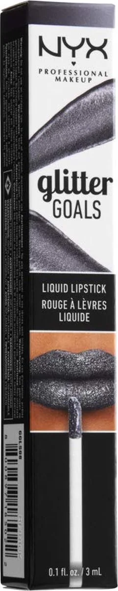 Glitter Goals Liquid Lipstick GGLS08 by NYX Professional Makeup in Alienated – product photo