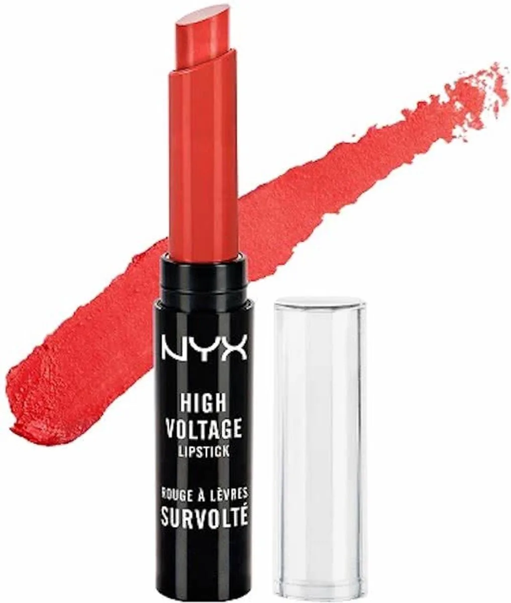High Voltage Lipstick - HVLS22 Rock Star by NYX Professional Makeup in Red – product photo