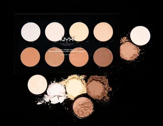 Highlight & Contour Pro Palette Contouring Palette fra NYX Professional Makeup i 21.6 g – produktbillede 5 af 5