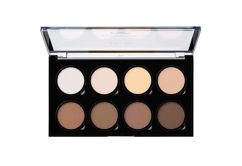 Highlight & Contour Pro Palette Contouring Palette fra NYX Professional Makeup i 21.6 g – produktbillede 3 af 5