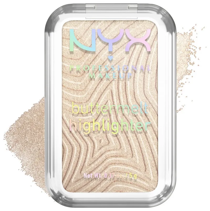 Highlighter BUTTERMELT HIGHLIGHTER, zaubert einen multidimensionalen Glow in das Gesicht by NYX Professional Makeup in Gold – product photo 1 of 5