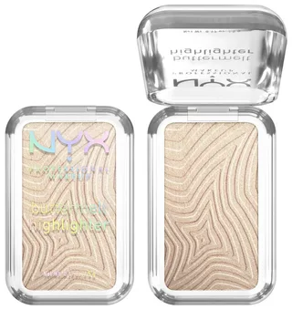 Highlighter BUTTERMELT HIGHLIGHTER, zaubert einen multidimensionalen Glow in das Gesicht by NYX Professional Makeup in Gold – product photo 3 of 5