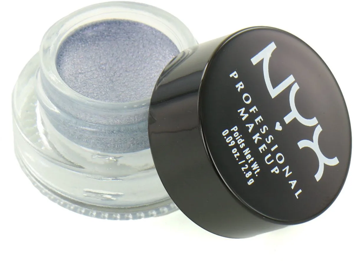 Holographic Halo Cream Eyeliner - Crystal Vault by NYX Professional Makeup in Silver – product photo