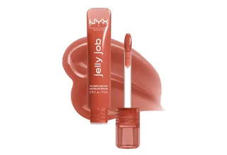 Jelly Job Peptide Infused Jelly Gloss Lipgloss van NYX Professional Makeup in Bruin, 8 ml – productfoto 3 van 5