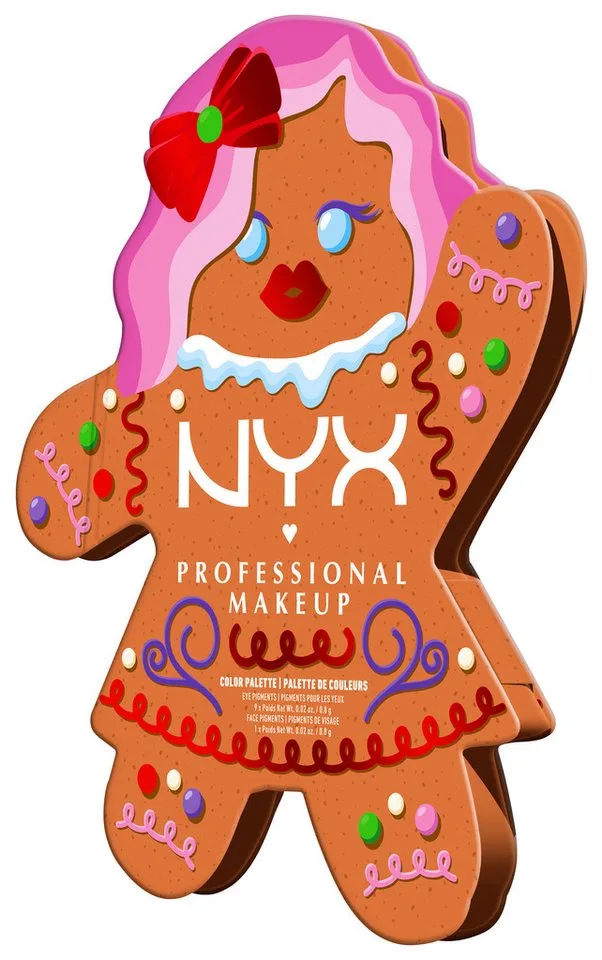 Lidschatten-Palette NYX Professional Makeup Gingerbraddie Palette von NYX Professional Makeup in Gold – Produktfoto 3 von 5