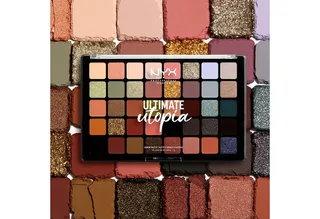 Lidschatten-Palette ULTIMATE SHADOW PALETTE, mit intensiven Farbtönen fra NYX Professional Makeup i Flerfarvet – produktbillede 4 af 5