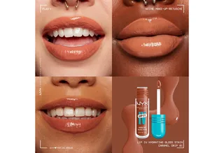 Lip I.V. Hydrating Gloss Stain Lipgloss von NYX Professional Makeup in Braun, 5 ml – Produktfoto 3 von 4