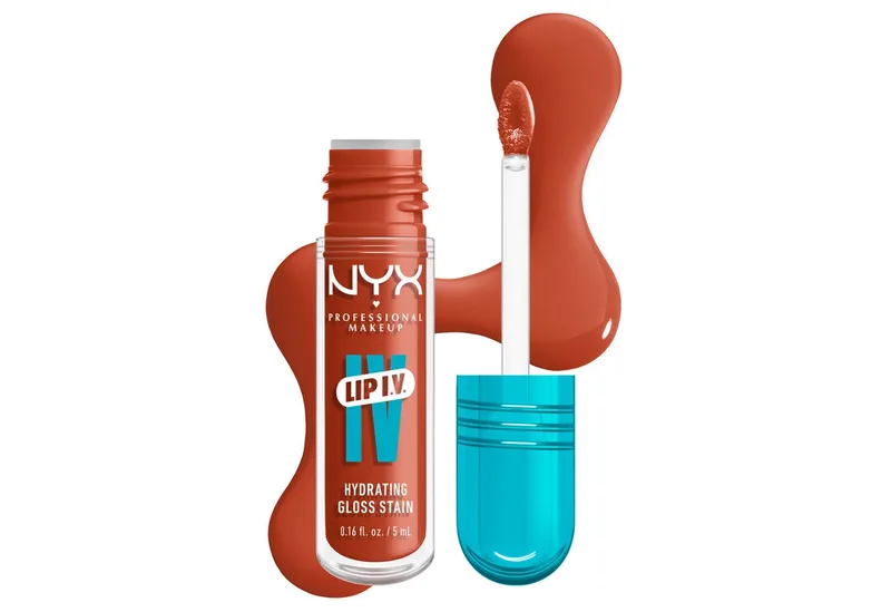 Lip I.V. Hydrating Gloss Stain Lipgloss von NYX Professional Makeup in Braun, 5 ml – Produktfoto 2 von 4