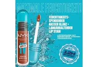 Lip I.V. Hydrating Gloss Stain Lipgloss von NYX Professional Makeup in Braun, 5 ml – Produktfoto 4 von 4
