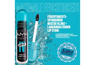 Lip I.V. Hydrating Gloss Stain Lipgloss von NYX Professional Makeup in Schwarz, 5 ml – Produktfoto 5 von 5
