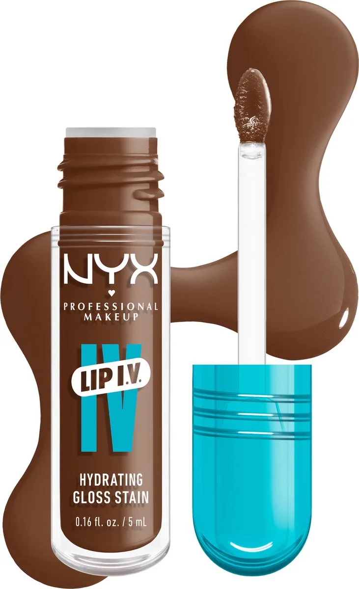Lip IV 03 Splash N Spice Hydraterende Lipgloss - Tot 12 uur hydratatie - Verrijkt met Magnesium, Vitamine B12 en Kokoswater - 5ml by NYX Professional Makeup in 03 Splash N Spice – product photo