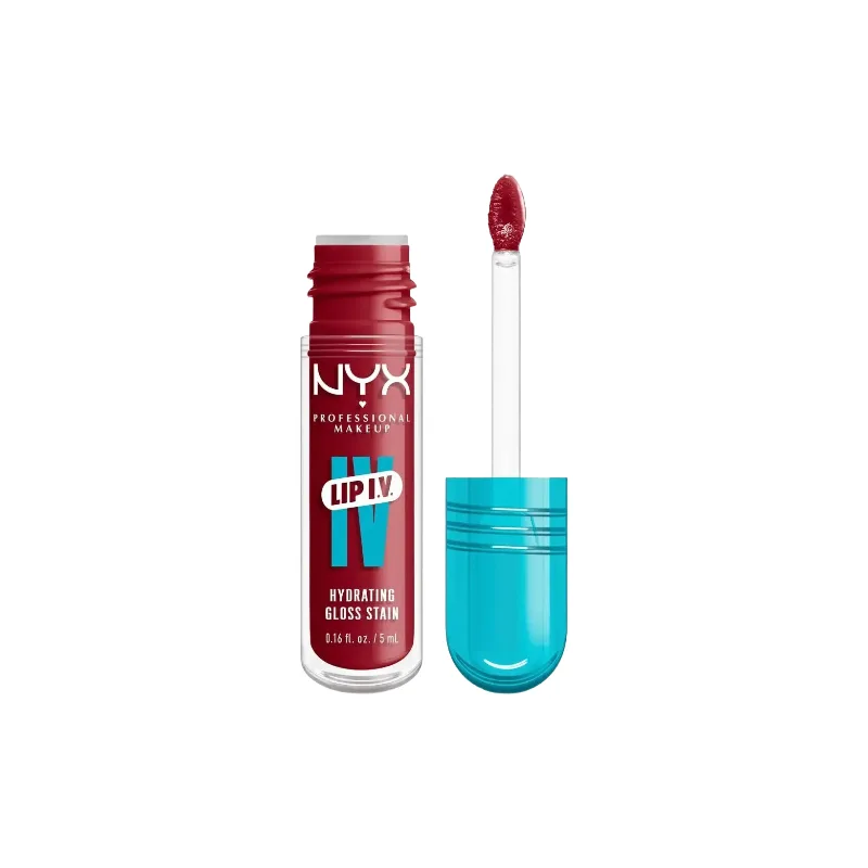 Lip IV feuchtigkeitsspendende Lippenglanz-Tönung (5 ml) 13 Preiselbeer-Spritzer fra NYX Professional Makeup – produktbillede