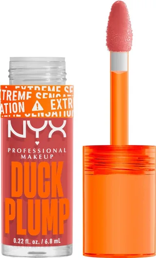 Lipgloss DUCK PLUMP LIP LACQUER, sofortiger Schmollmund-Effekt dank Kollagenpeptiden de NYX Professional Makeup en Beige – photo du produit 1 sur 5