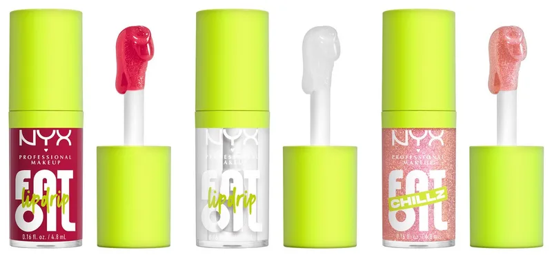 Lipgloss HOLIDAY 2025 FAT OIL TRIO KIT, mit 3 Fat Oil Lip Drip Lipgloss de NYX Professional Makeup en Multicolore – photo du produit 2 sur 5
