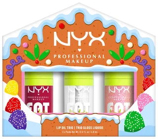 Lipgloss HOLIDAY 2025 FAT OIL TRIO KIT, mit 3 Fat Oil Lip Drip Lipgloss de NYX Professional Makeup en Multicolore – photo du produit 4 sur 5