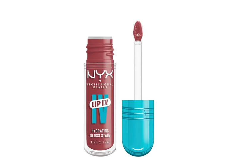Lipgloss LIP IV GLOSS SERUM, gibt den Lippen einen unwiderstehlichen Wet-Look von NYX Professional Makeup in Rosa – Produktfoto 3 von 5