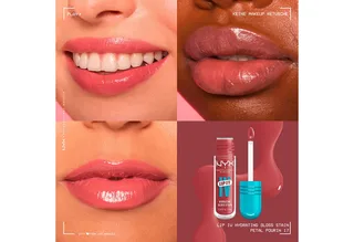 Lipgloss LIP IV GLOSS SERUM, gibt den Lippen einen unwiderstehlichen Wet-Look von NYX Professional Makeup in Rosa – Produktfoto 4 von 5