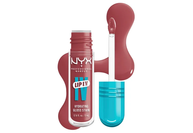 Lipgloss LIP IV GLOSS SERUM, gibt den Lippen einen unwiderstehlichen Wet-Look von NYX Professional Makeup in Rosa – Produktfoto 2 von 5