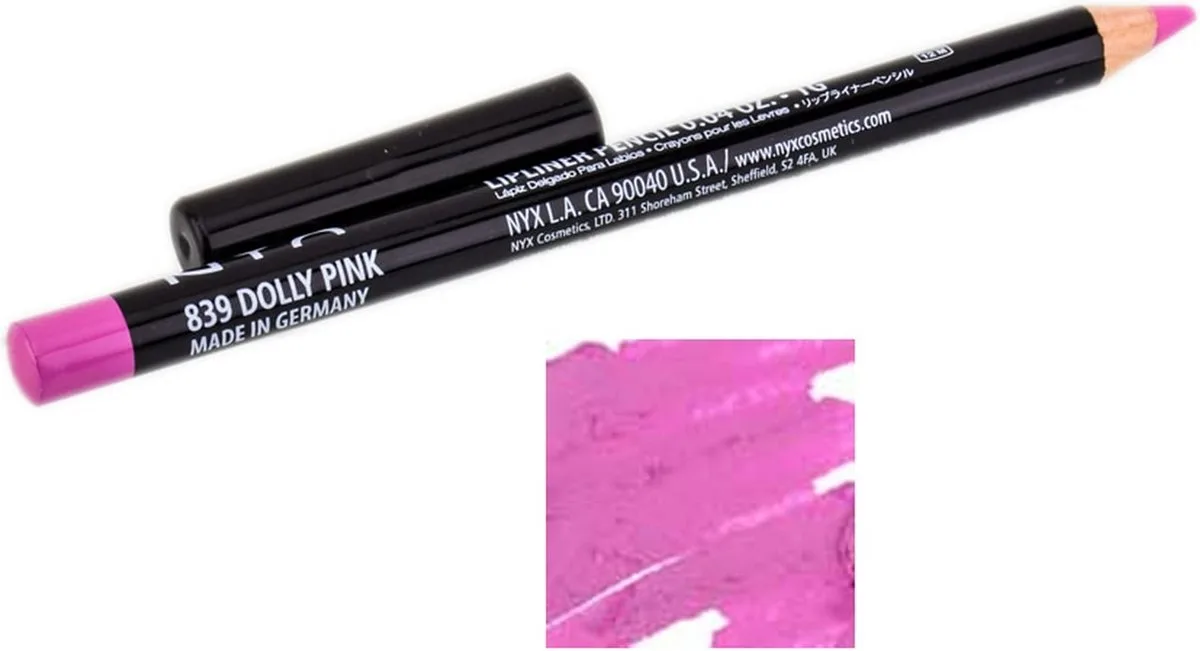 Lipliner - 839 Dolly Pink by NYX Professional Makeup in 839 Dolly Pink – product photo