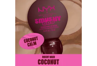Lippenpflegemittel SMUSHY SOS GLOSSSY LIP BALM, pflege, getönte Farbe und professioneller Shine, alles in einem de NYX Professional Makeup en Marron – photo du produit 3 sur 5