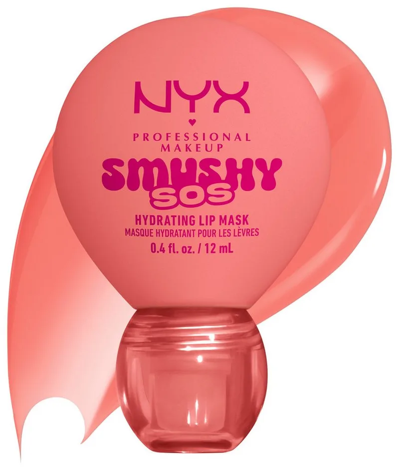 Lippenpflegemittel SMUSHY SOS GLOSSSY LIP BALM, pflege, getönte Farbe und professioneller Shine, alles in einem by NYX Professional Makeup in Orange – product photo 4 of 5