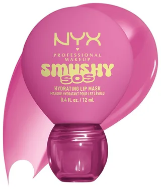 Lippenpflegemittel SMUSHY SOS GLOSSSY LIP BALM, pflege, getönte Farbe und professioneller Shine, alles in einem de NYX Professional Makeup en Violet – photo du produit 4 sur 5
