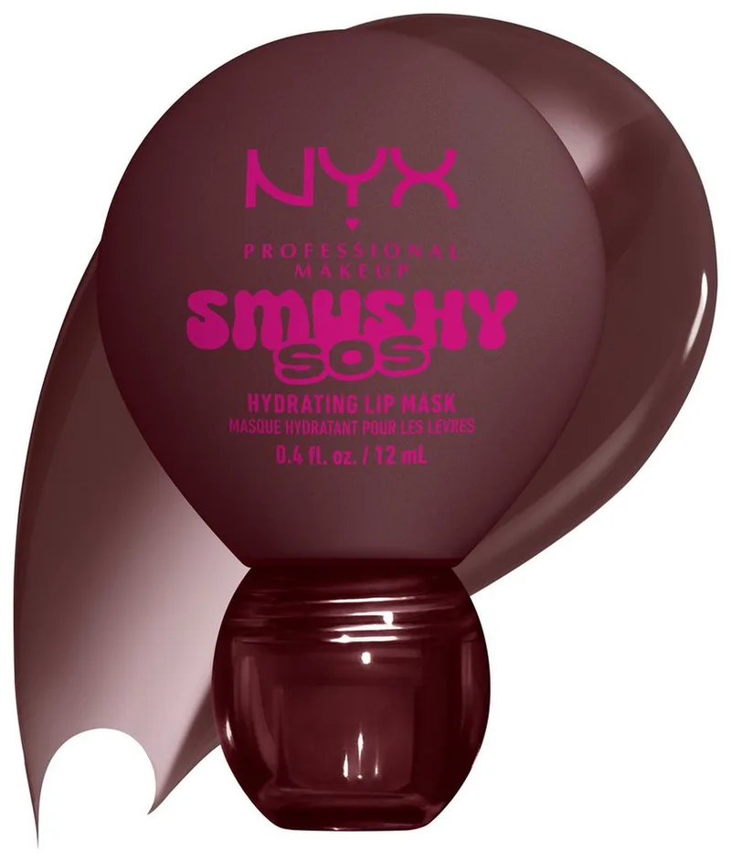 Lippenpflegemittel SMUSHY SOS GLOSSSY LIP BALM, pflege, getönte Farbe und professioneller Shine, alles in einem de NYX Professional Makeup en Marron – photo du produit 4 sur 5