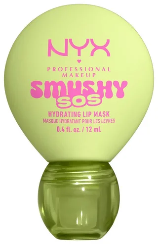 Lippenpflegemittel SMUSHY SOS GLOSSSY LIP BALM, pflege, getönte Farbe und professioneller Shine, alles in einem de NYX Professional Makeup en Vert – photo du produit 1 sur 5