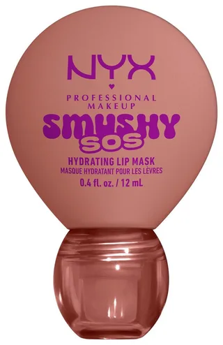 Lippenpflegemittel SMUSHY SOS GLOSSSY LIP BALM, pflege, getönte Farbe und professioneller Shine, alles in einem von NYX Professional Makeup in Braun – Produktfoto 1 von 5