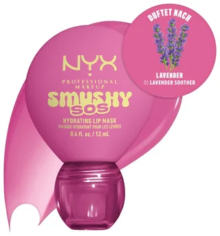 Lippenpflegemittel SMUSHY SOS GLOSSSY LIP BALM, pflege, getönte Farbe und professioneller Shine, alles in einem de NYX Professional Makeup en Violet – photo du produit 2 sur 5