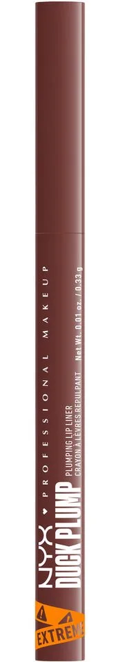 Lippenstift DUCK PLUMP PLUMPING LIP LINER, zaubert maximal pralle Lippen von NYX Professional Makeup in Braun – Produktfoto 5 von 5