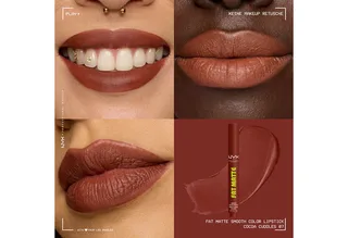 Lippenstift FAT MATTE SMOOTH LIPSTICK von NYX Professional Makeup in Braun – Produktfoto 5 von 5