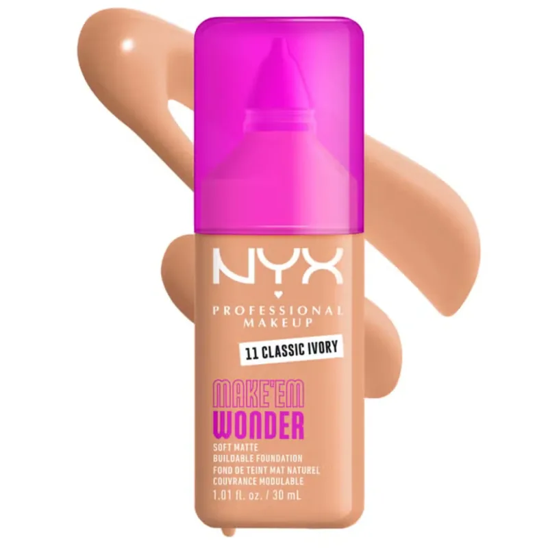 Make 'EM Wonder Foundation Classic Ivory von NYX Professional Makeup – Produktfoto