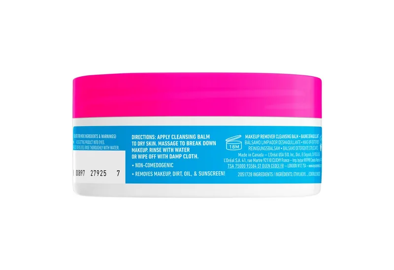 Make-up-Entferner THE FACE UNGLUE CLEANSING BALM, für ein weiches, sauberes und hydriertes Finish fra NYX Professional Makeup i Hvid – produktbillede 5 af 5