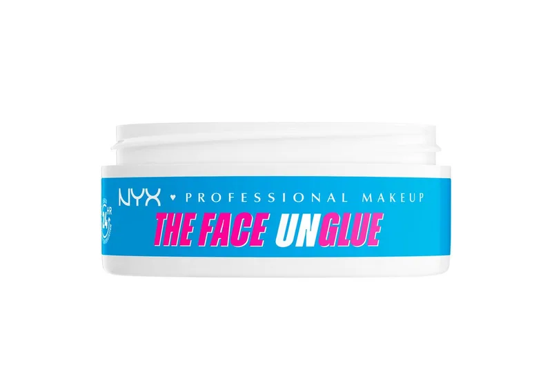 Make-up-Entferner THE FACE UNGLUE CLEANSING BALM, für ein weiches, sauberes und hydriertes Finish fra NYX Professional Makeup i Hvid – produktbillede 4 af 5