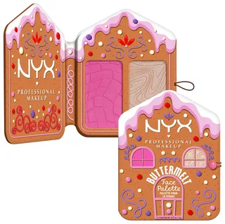Make-up Set BUTTERMELT FACE PALETTE von NYX Professional Makeup in Rosa – Produktfoto 3 von 4
