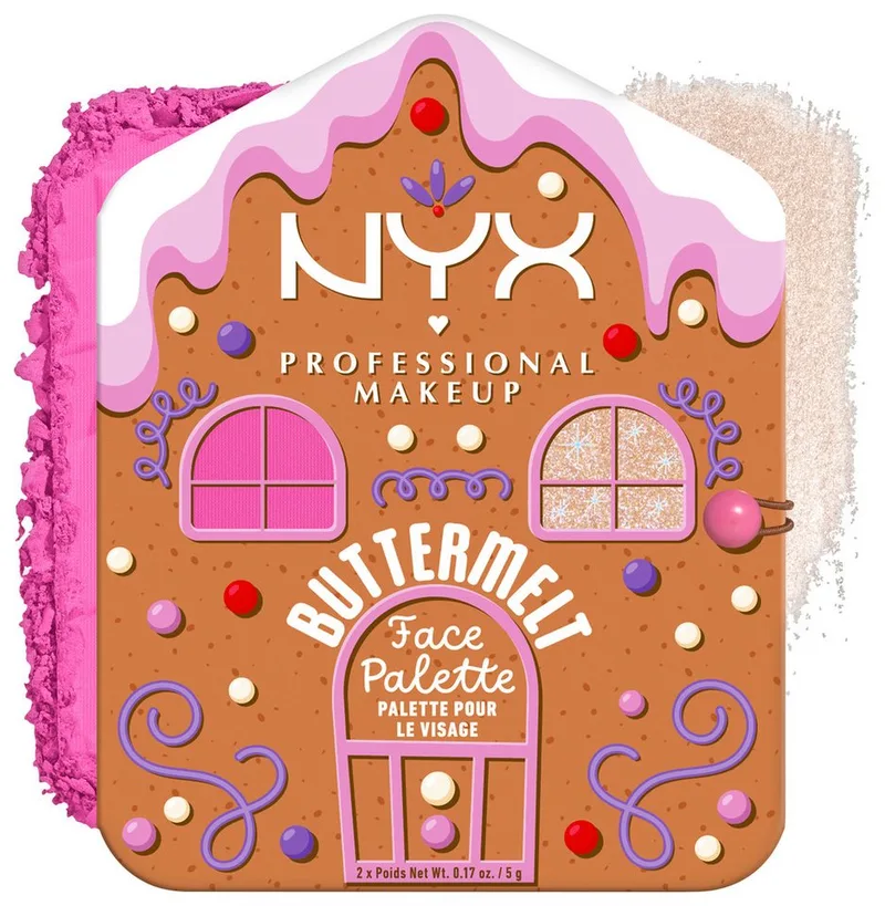 Make-up Set BUTTERMELT FACE PALETTE von NYX Professional Makeup in Rosa – Produktfoto 2 von 4