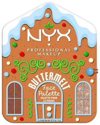Make-up Set BUTTERMELT FACE PALETTE von NYX Professional Makeup in Rosa – Produktfoto 1 von 4