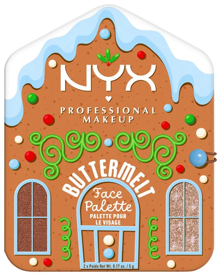 Make-up Set BUTTERMELT FACE PALETTE von NYX Professional Makeup in Rosa – Produktfoto 1 von 4