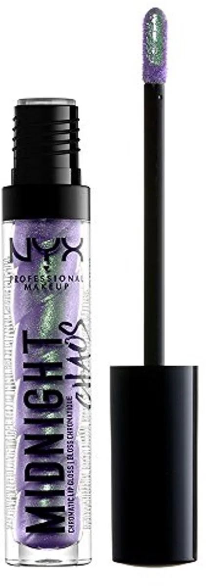 Midnight Chaos Chromatic Lip Gloss 08 Prismatic by NYX Professional Makeup in 08 Prismatic – product photo