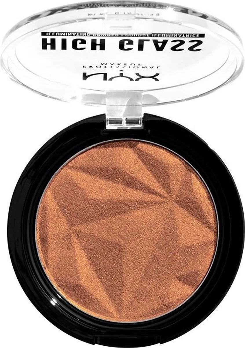 PMU NYX Professional Makeup High Glass Illuminating Powder - Golden Hour HGIP03 - Highlighter - 4 gr by NYX Professional Makeup in Gold – product photo