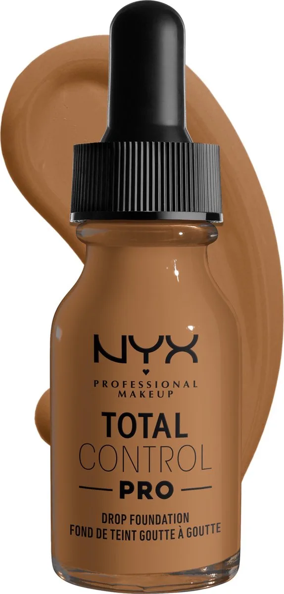 PMU Total Control Pro Drop Foundation - TCPDF16.5 Nutmeg - Foundation by NYX Professional Makeup in Brown – product photo