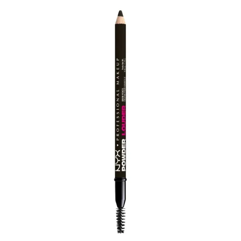 Powder Louder Brow Pencil Black von NYX Professional Makeup – Produktfoto