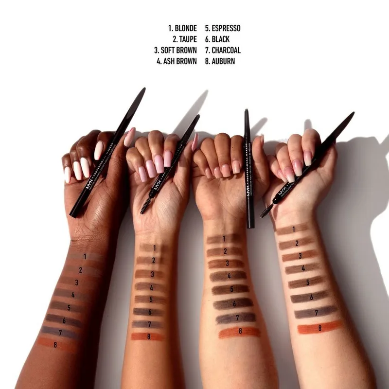Precision Brow Pencil Wenkbrauwpotlood de NYX Professional Makeup en Marron, 0.13 g – photo du produit 5 sur 5