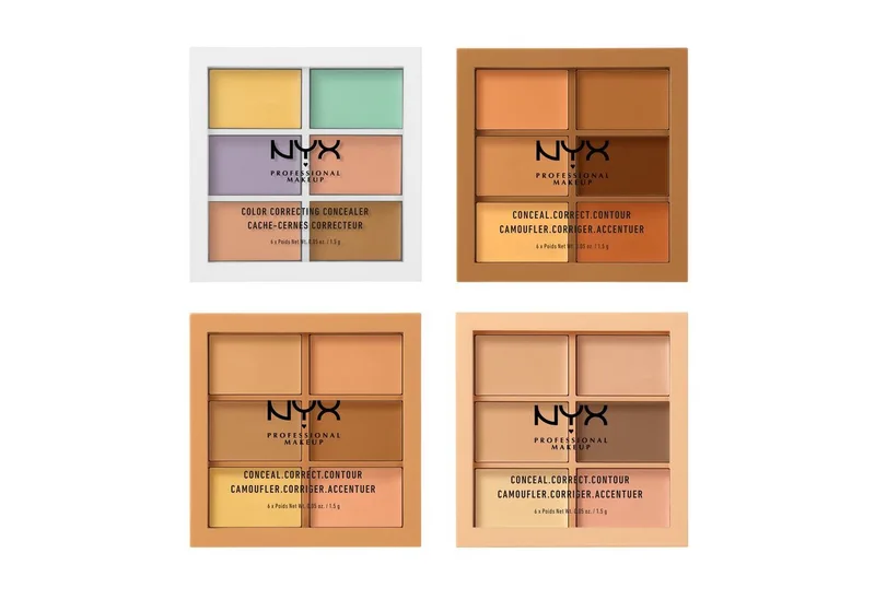 Professional Makeup 3C Conceal, Correct, Contour Concealerpalette fra NYX Professional Makeup i 9 g – produktbillede 4 af 5