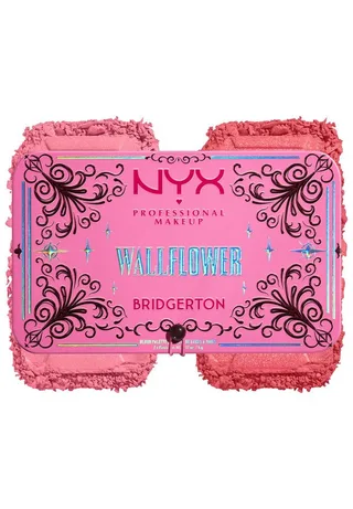 Rouge Bridgerton Royal Flush Blush Palette 01, mit Sheabutter, Mangobutter und Mandelbutter fra NYX Professional Makeup i Lyserød – produktbillede 2 af 5