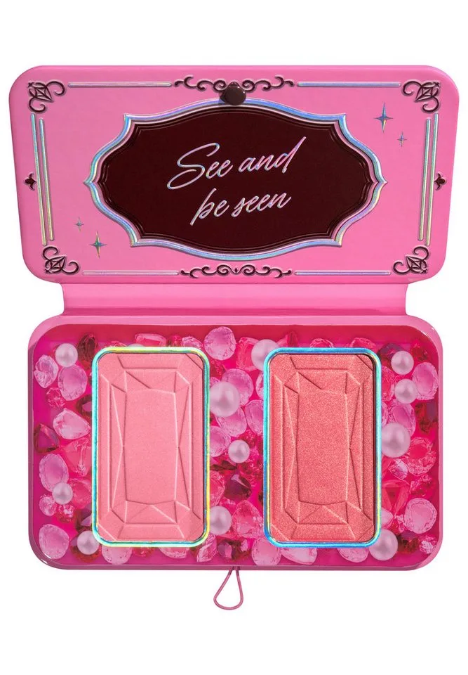 Rouge Bridgerton Royal Flush Blush Palette 01, mit Sheabutter, Mangobutter und Mandelbutter fra NYX Professional Makeup i Lyserød – produktbillede 1 af 5