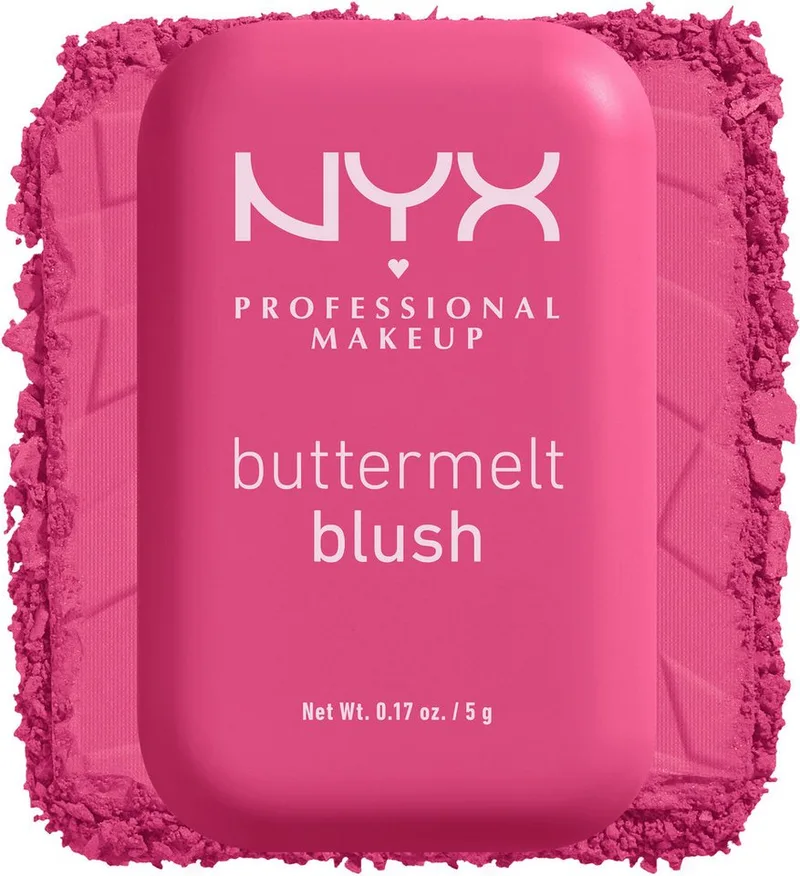 Rouge BUTTERMELT BLUSH, verschmilzt wie ein Puder, lässt sich wie Butter verblenden fra NYX Professional Makeup i Lyserød – produktbillede 1 af 5