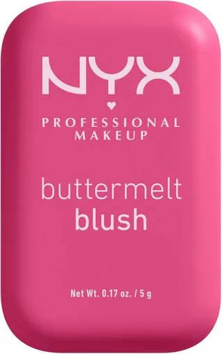 Rouge BUTTERMELT BLUSH, verschmilzt wie ein Puder, lässt sich wie Butter verblenden fra NYX Professional Makeup i Lyserød – produktbillede 2 af 5